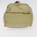 PRADA Backpack Nylon Khaki Silver Auth 98100-5