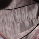 Salvatore Ferragamo Gancini Sofia Hand Bag Leather 2way Brown Gold Auth 98113-11