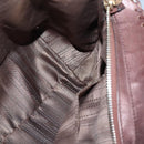 Salvatore Ferragamo Gancini Sofia Hand Bag Leather 2way Brown Gold Auth 98113-19