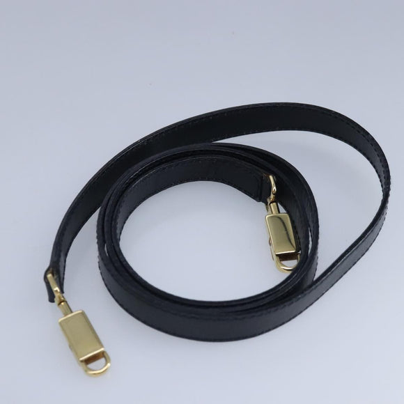 Salvatore Ferragamo Gancini Hand Bag Leather 2way Navy Gold Auth 98122