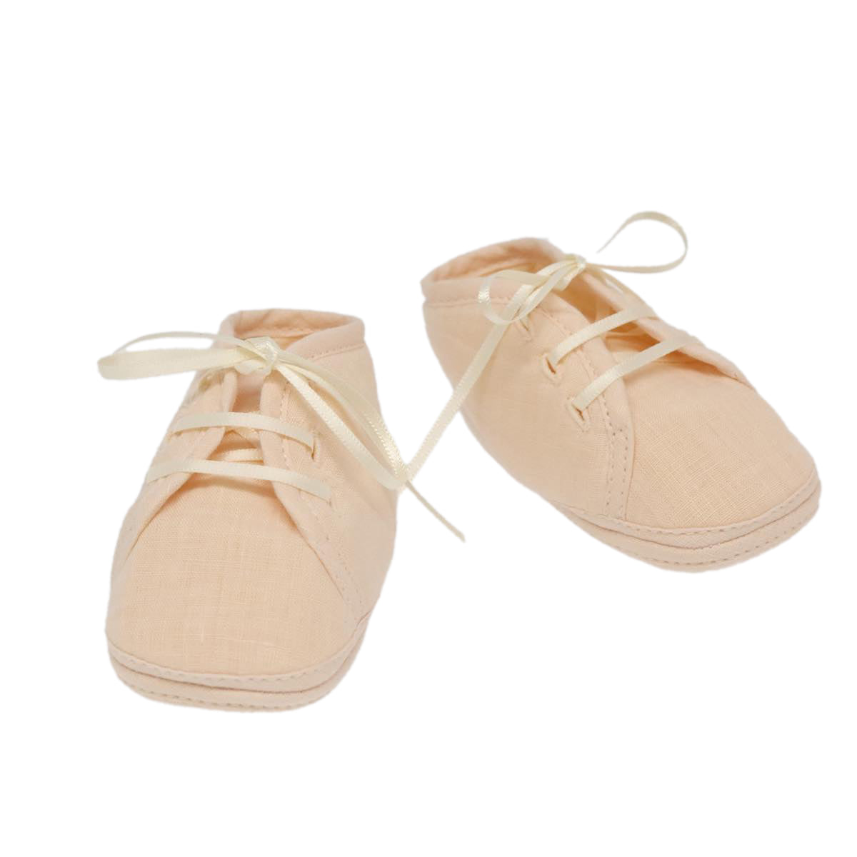 HERMES Baby Shoes Cotton Pink Auth 98130 - 0