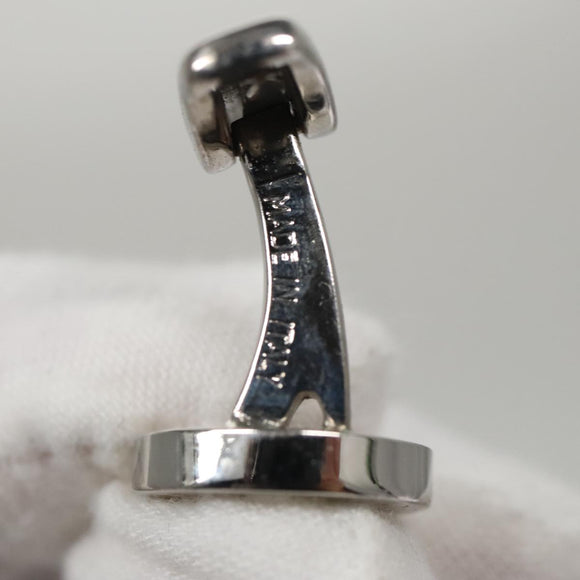 LOEWE Cuffs metal Silver tone Auth 98157