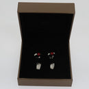 LOEWE Cuffs metal Silver tone Auth 98157-14