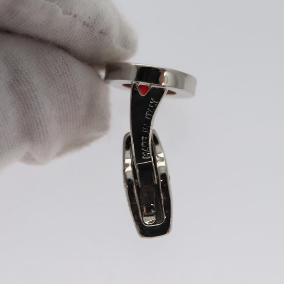 LOEWE Cuffs metal Silver tone Auth 98157