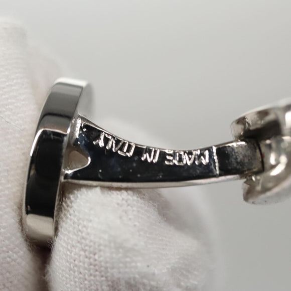 LOEWE Cuffs metal Silver tone Auth 98157