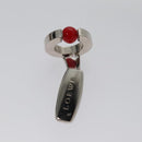 LOEWE Cuffs metal Silver tone Auth 98157-8