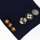 LOUIS VUITTON Blazer With Patch Jacket Polyester 38 Navy 1A63TC LV Auth 98177SM-16