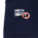 LOUIS VUITTON Blazer With Patch Jacket Polyester 38 Navy 1A63TC LV Auth 98177SM-19