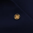 LOUIS VUITTON Blazer With Patch Jacket Polyester 38 Navy 1A63TC LV Auth 98177SM-22