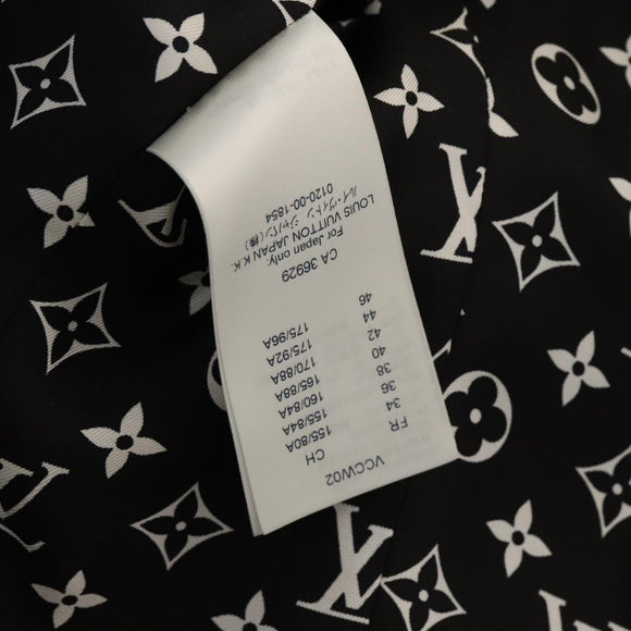 LOUIS VUITTON Blazer With Patch Jacket Polyester 38 Navy 1A63TC LV Auth 98177SM