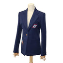 LOUIS VUITTON Blazer With Patch Jacket Polyester 38 Navy 1A63TC LV Auth 98177SM-2
