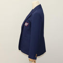 LOUIS VUITTON Blazer With Patch Jacket Polyester 38 Navy 1A63TC LV Auth 98177SM-5