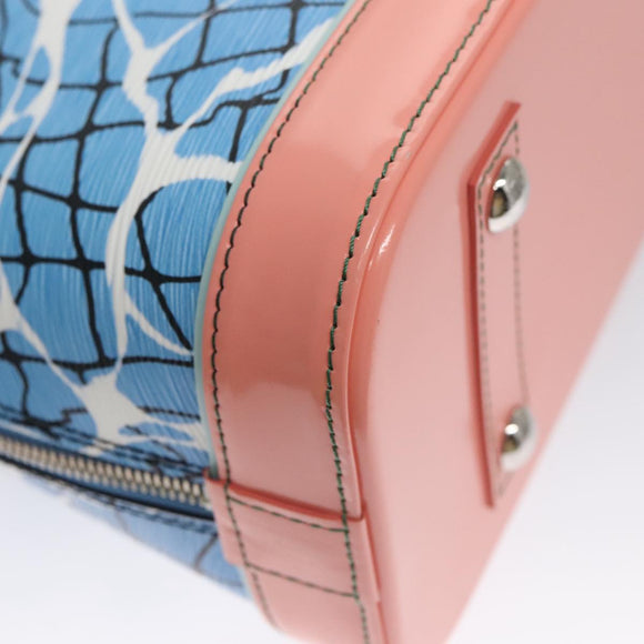 LOUIS VUITTON Epi Alma PM Hand Bag 2way Blue M41571 LV Auth 98199SAV