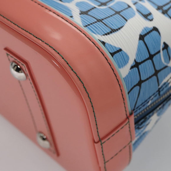 LOUIS VUITTON Epi Alma PM Handtasche 2-Wege Blau M41571 LV Auth 98199SAV