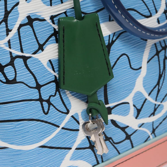 LOUIS VUITTON Epi Alma PM Hand Bag 2way Blue M41571 LV Auth 98199SAV