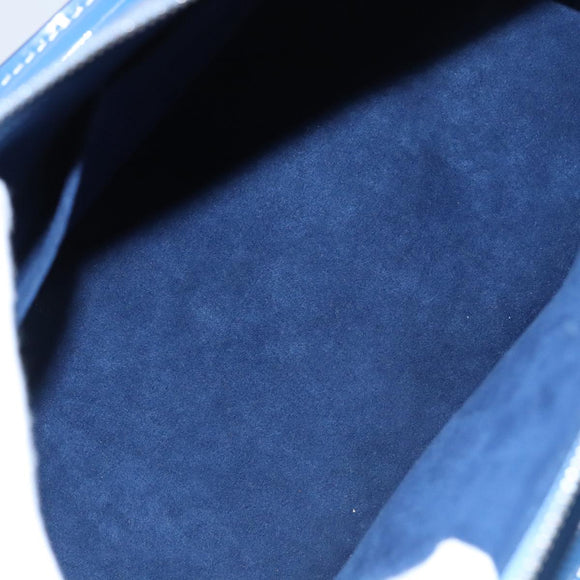 LOUIS VUITTON Epi Alma PM Handtasche 2-Wege Blau M41571 LV Auth 98199SAV
