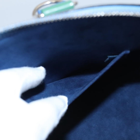 LOUIS VUITTON Epi Alma PM Handtasche 2-Wege Blau M41571 LV Auth 98199SAV