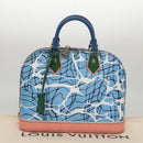 LOUIS VUITTON Epi Alma PM Handtasche 2-Wege Blau M41571 LV Auth 98199SAV-12