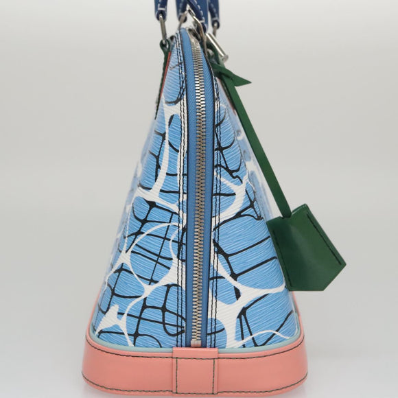 LOUIS VUITTON Epi Alma PM Hand Bag 2way Blue M41571 LV Auth 98199SAV