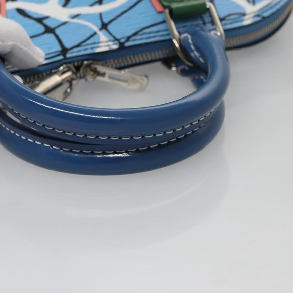 LOUIS VUITTON Epi Alma PM Hand Bag 2way Blue M41571 LV Auth 98199SAV