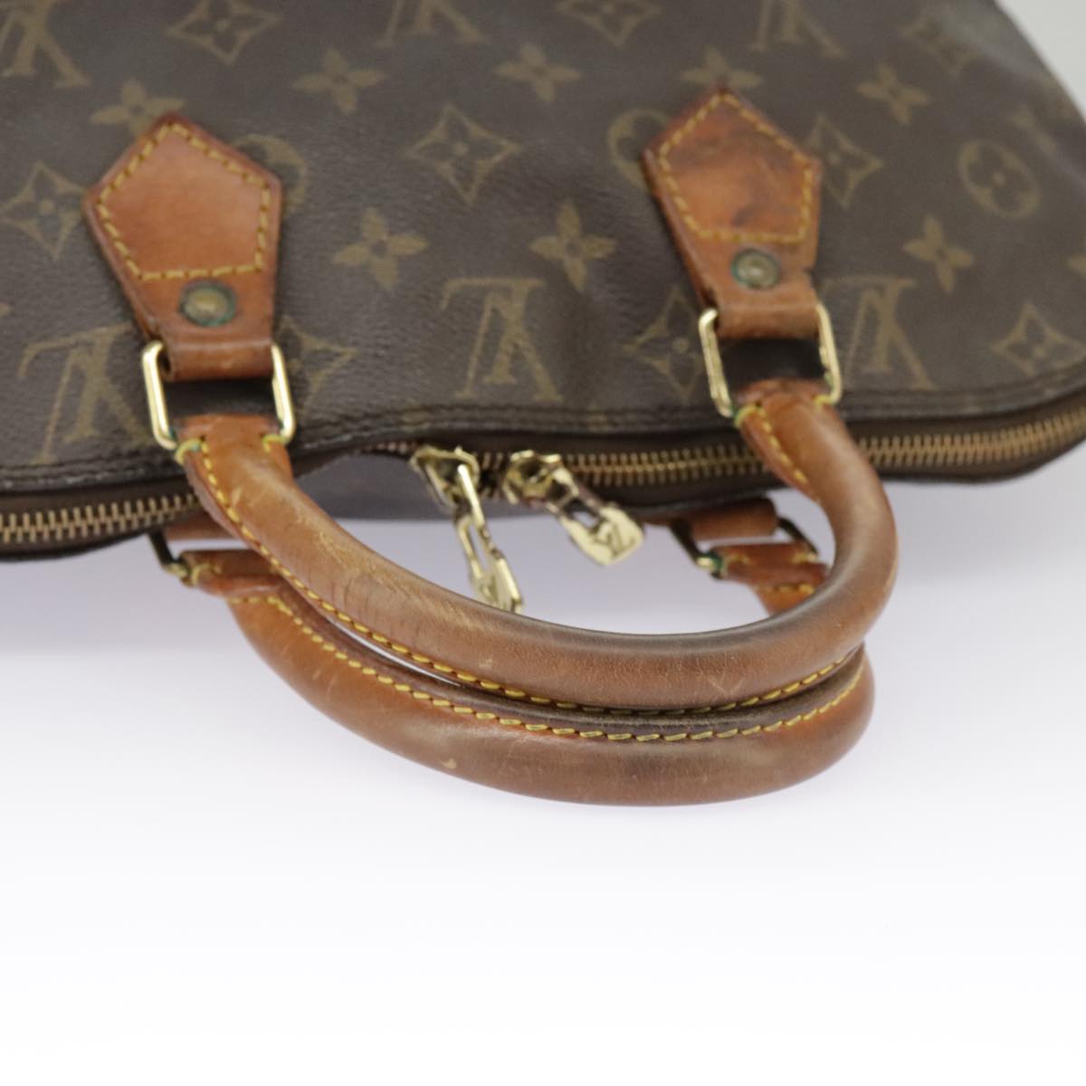 LOUIS VUITTON Monogram Alma Hand Bag M51130 LV Auth 98201