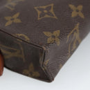 LOUIS VUITTON Monogram Poche Toilette 15 Pouch M47546 LV Auth 98202-8