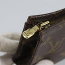 LOUIS VUITTON Monogram Poche Toilette 15 Pouch M47546 LV Auth 98202-9