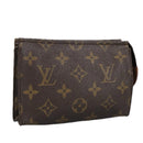 LOUIS VUITTON Monogram Poche Toilette 15 Pouch M47546 LV Auth 98202-1