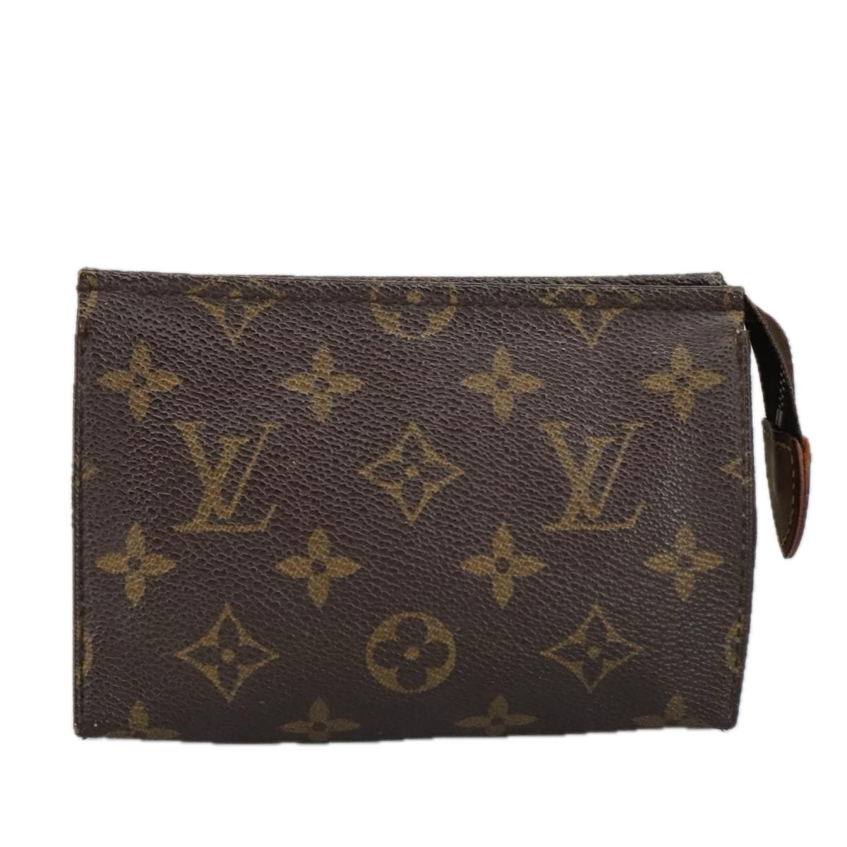 LOUIS VUITTON Monogram Poche Toilette 15 Pouch M47546 LV Auth 98202