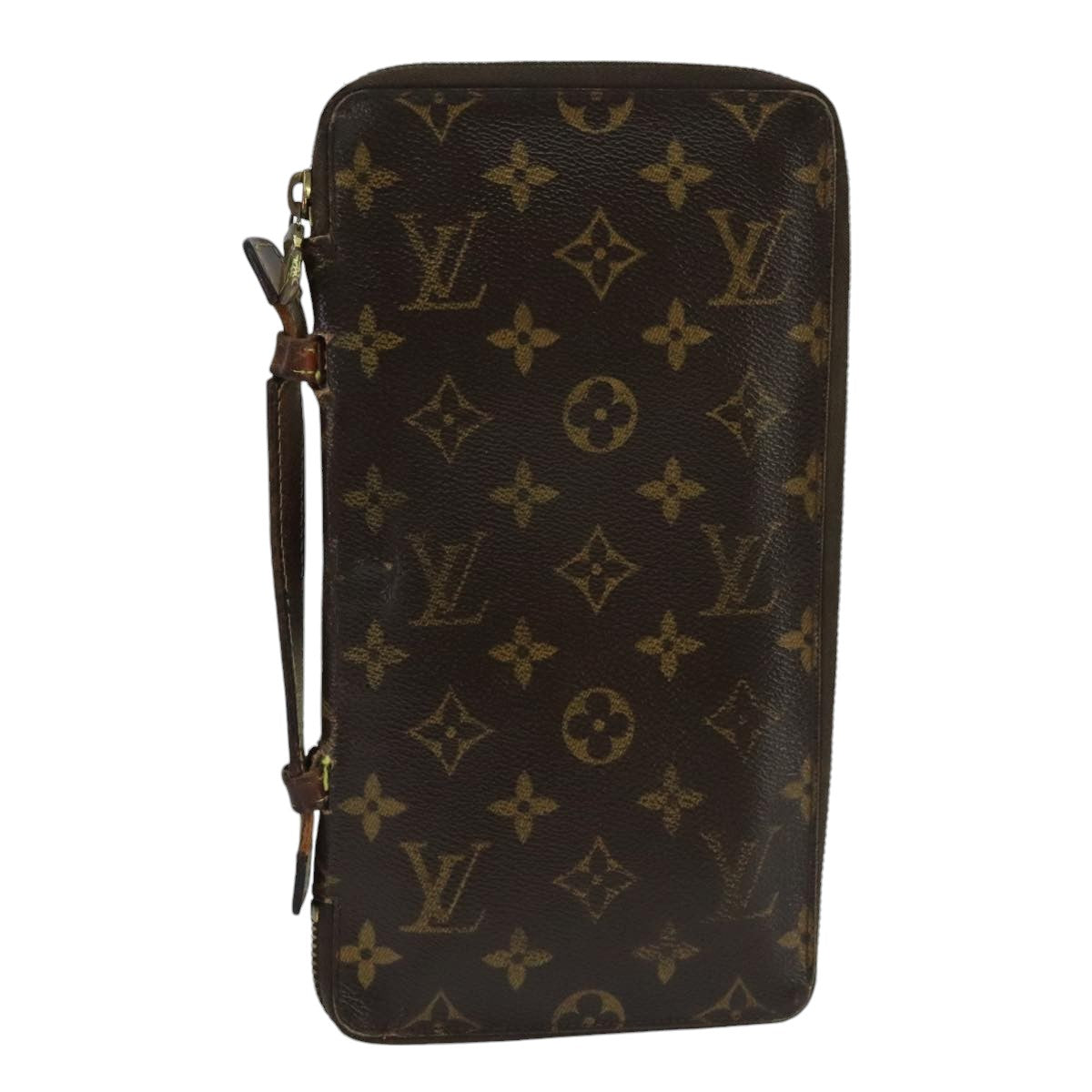 LOUIS VUITTON Monogram Organizer De Voyage Travel Case M60120 LV Auth 98205