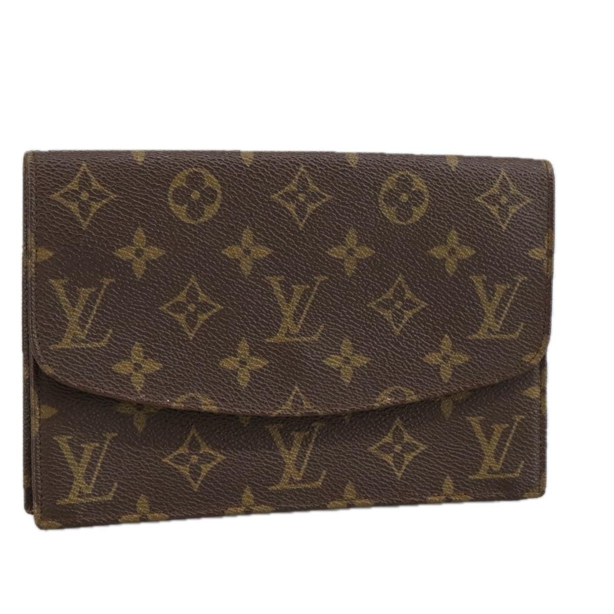 LOUIS VUITTON Monogram Pochette Rabat 20 Clutch Bag M51935 LV Auth 98206