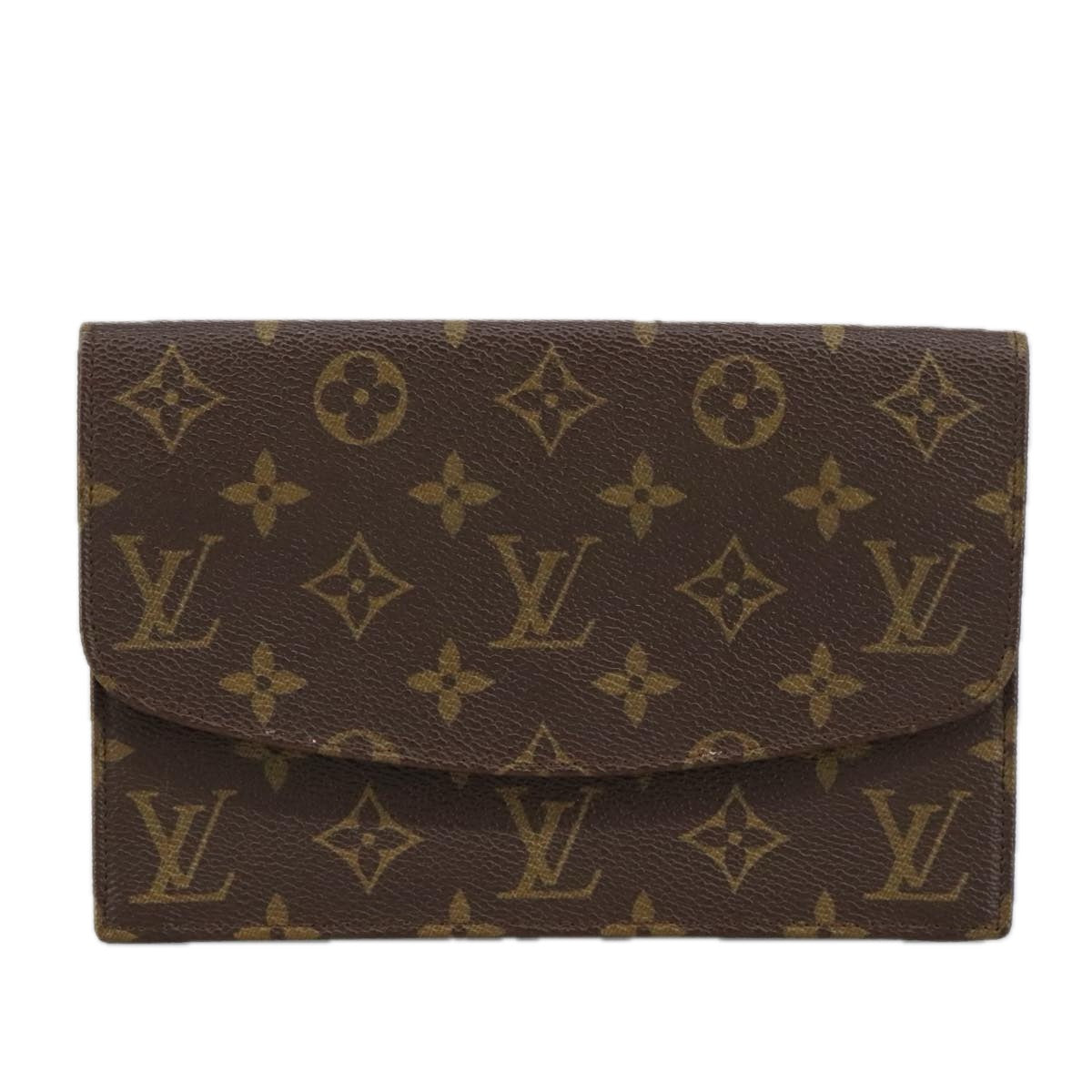 LOUIS VUITTON Monogram Pochette Rabat 20 Clutch Bag M51935 LV Auth 98206