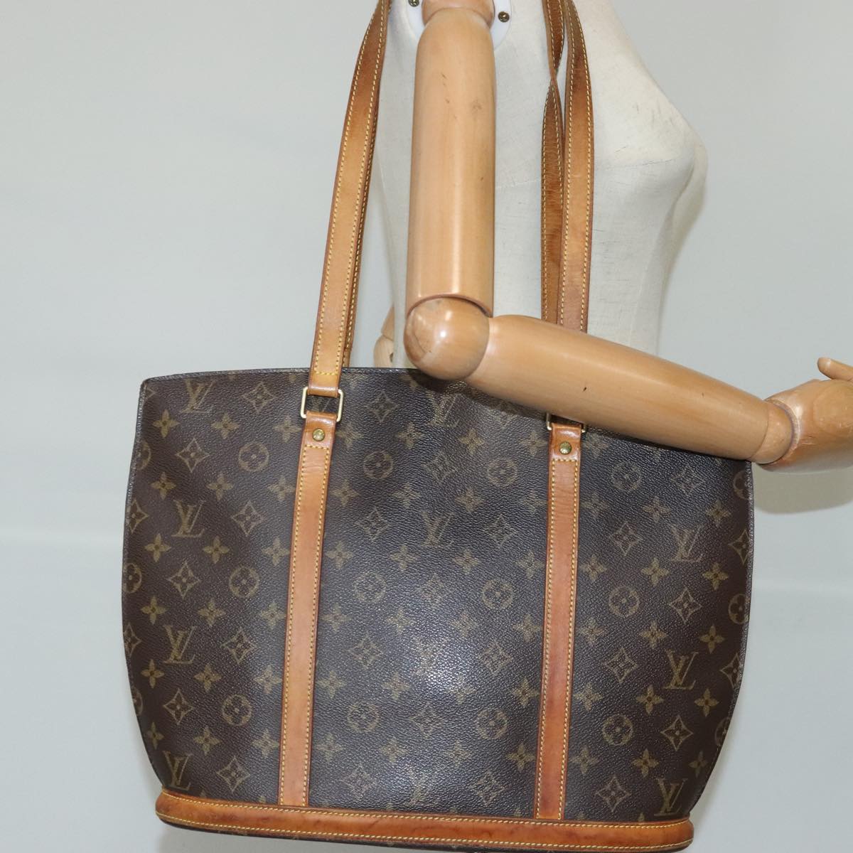 LOUIS VUITTON Monogram Babylone Tote Bag M51102 LV Auth 98210