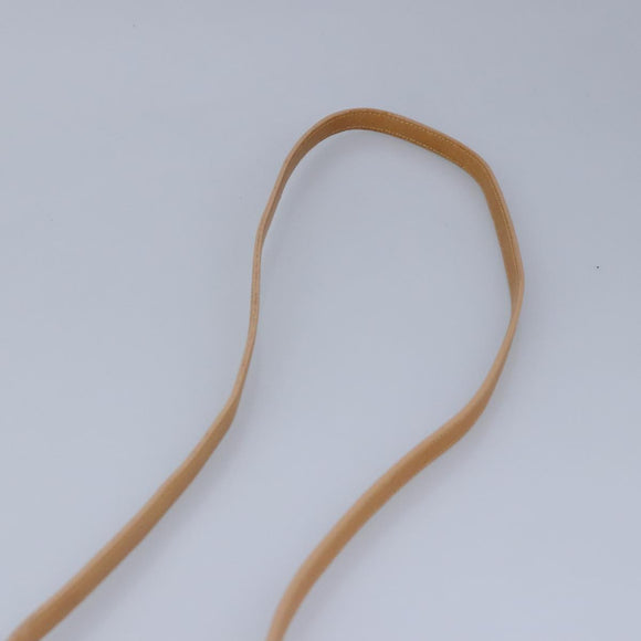 CELINE C Macadam Canvas Shoulder Bag Blue Gold Auth 98223