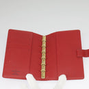 LOUIS VUITTON Epi Agenda PM Day Planner Cover Red R20057 LV Auth 98226-8