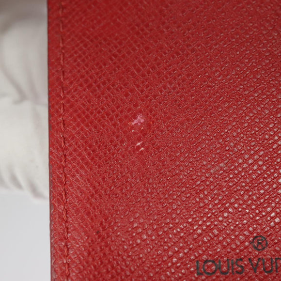 LOUIS VUITTON Epi Agenda PM Day Planner Cover Red R20057 LV Auth 98226