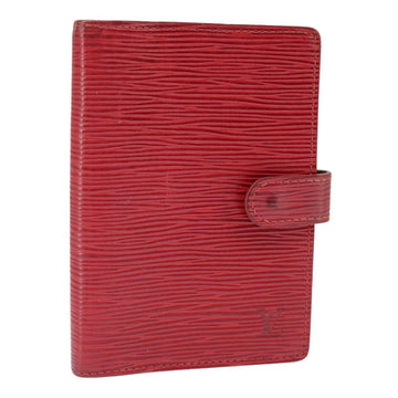 LOUIS VUITTON Epi Agenda PM Day Planner Cover Red R20057 LV Auth 98226