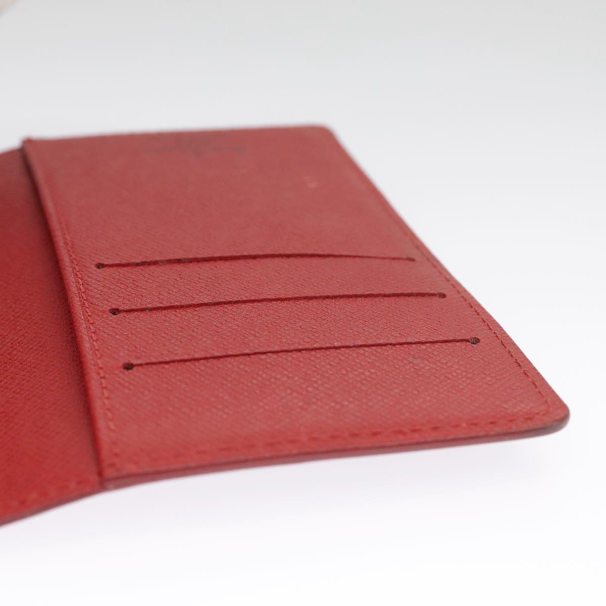 LOUIS VUITTON Epi Agenda PM Day Planner Cover Red R20057 LV Auth 98226