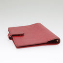 LOUIS VUITTON Epi Agenda PM Day Planner Cover Red R20057 LV Auth 98226-5