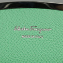 Salvatore Ferragamo Gancini Key Case Leather Peppermint Auth 98227-19
