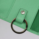 Salvatore Ferragamo Gancini Key Case Leather Peppermint Auth 98227-23