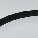 LOUIS VUITTON Belt Leather 29.9""-34.3"" Black Silver M9831 LV Auth 98233-17