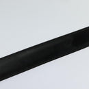 LOUIS VUITTON Belt Leather 29.9""-34.3"" Black Silver M9831 LV Auth 98233-4