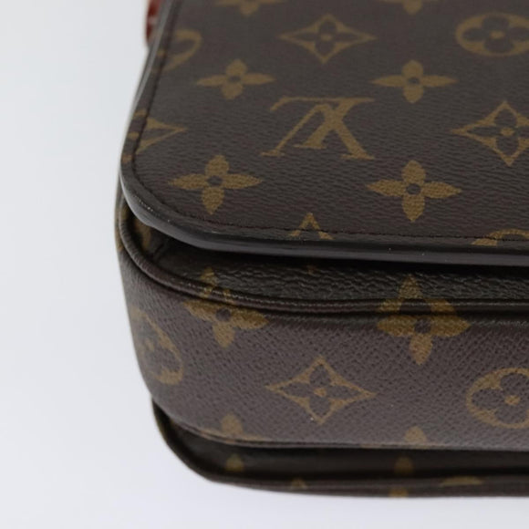LOUIS VUITTON Monogram Pochette Metis MM Hand Bag 2way M43628 LV Auth 98243A