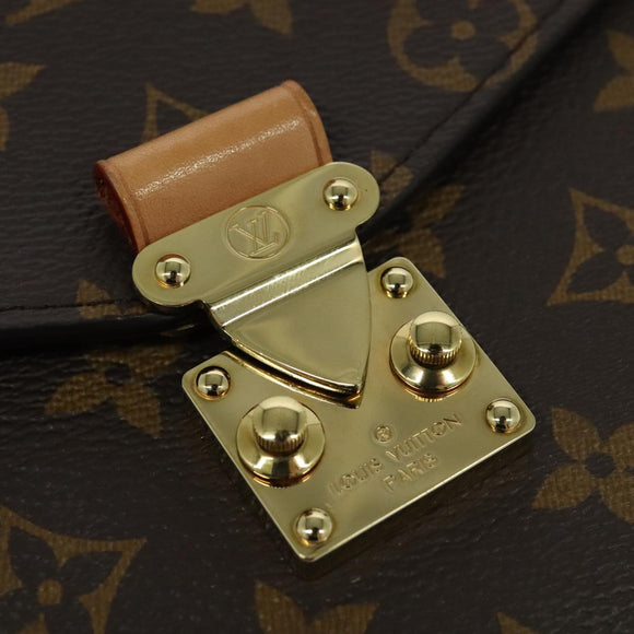 LOUIS VUITTON Monogram Pochette Metis MM Hand Bag 2way M43628 LV Auth 98243A