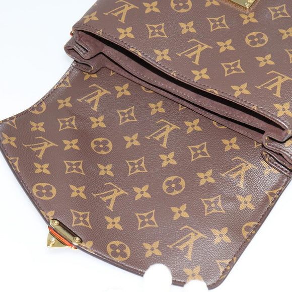LOUIS VUITTON Monogram Pochette Metis MM Hand Bag 2way M43628 LV Auth 98243A
