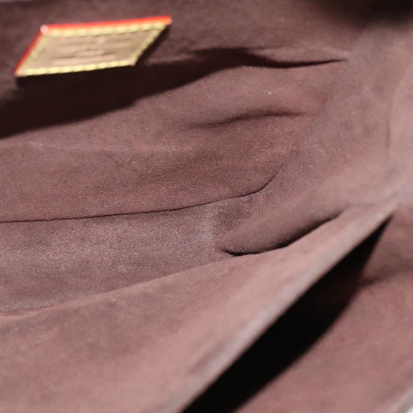 LOUIS VUITTON Monogram Pochette Metis MM Hand Bag 2way M43628 LV Auth 98243A