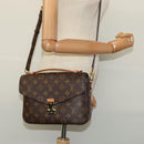 LOUIS VUITTON Monogram Pochette Metis MM Hand Bag 2way M43628 LV Auth 98243A-26