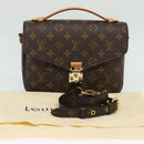 LOUIS VUITTON Monogram Pochette Metis MM Hand Bag 2way M43628 LV Auth 98243A-12