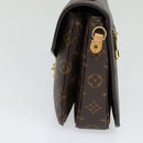 LOUIS VUITTON Monogram Pochette Metis MM Hand Bag 2way M43628 LV Auth 98243A-4